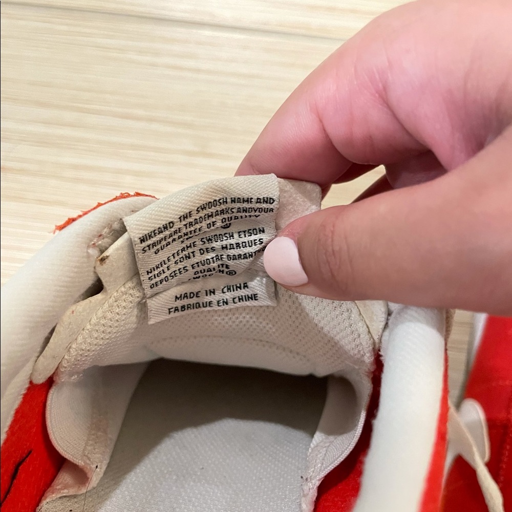 Red Nike Bruin SB Sneakers - Picture 5 of 8